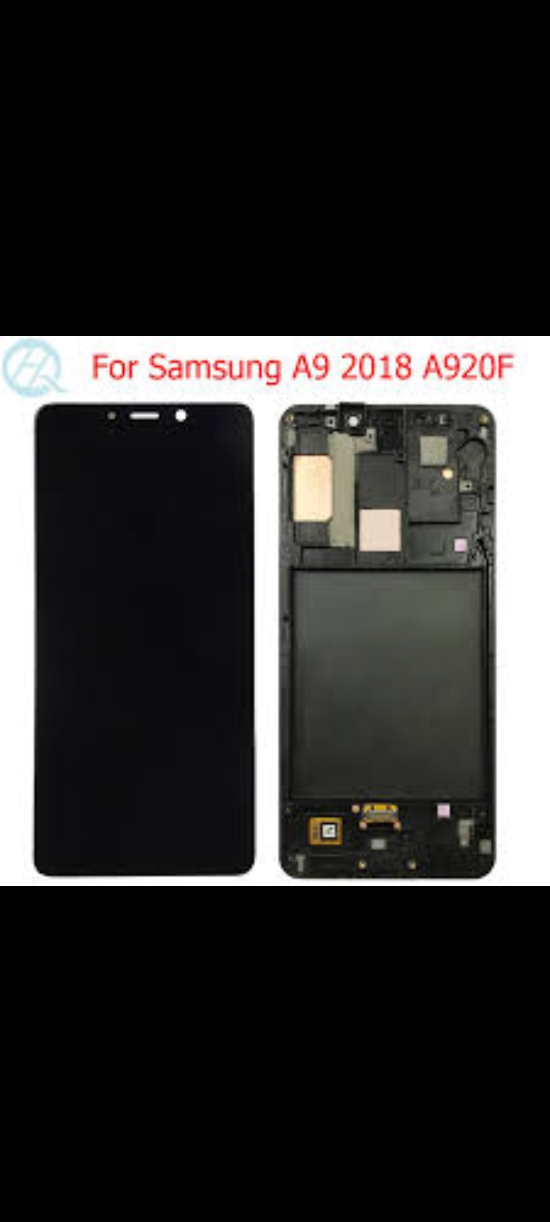  السیدی سامسونگA9 2018 ارجینال استوک LCD/TOUCH SAMSUNG A920-A9 2018 BLACK+F ORG 100% 